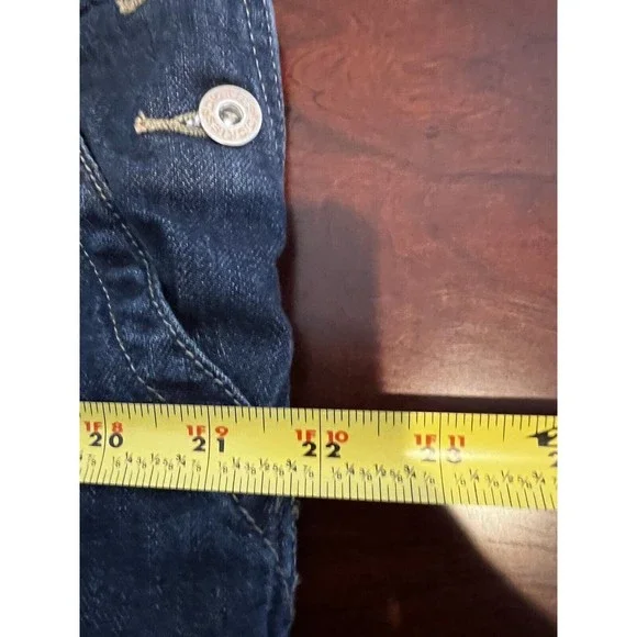 VINTAGE Dickies Denim Oversized Dungarees Overalls Size L US 14/16 Euro 42/44 - Picture 4 of 12